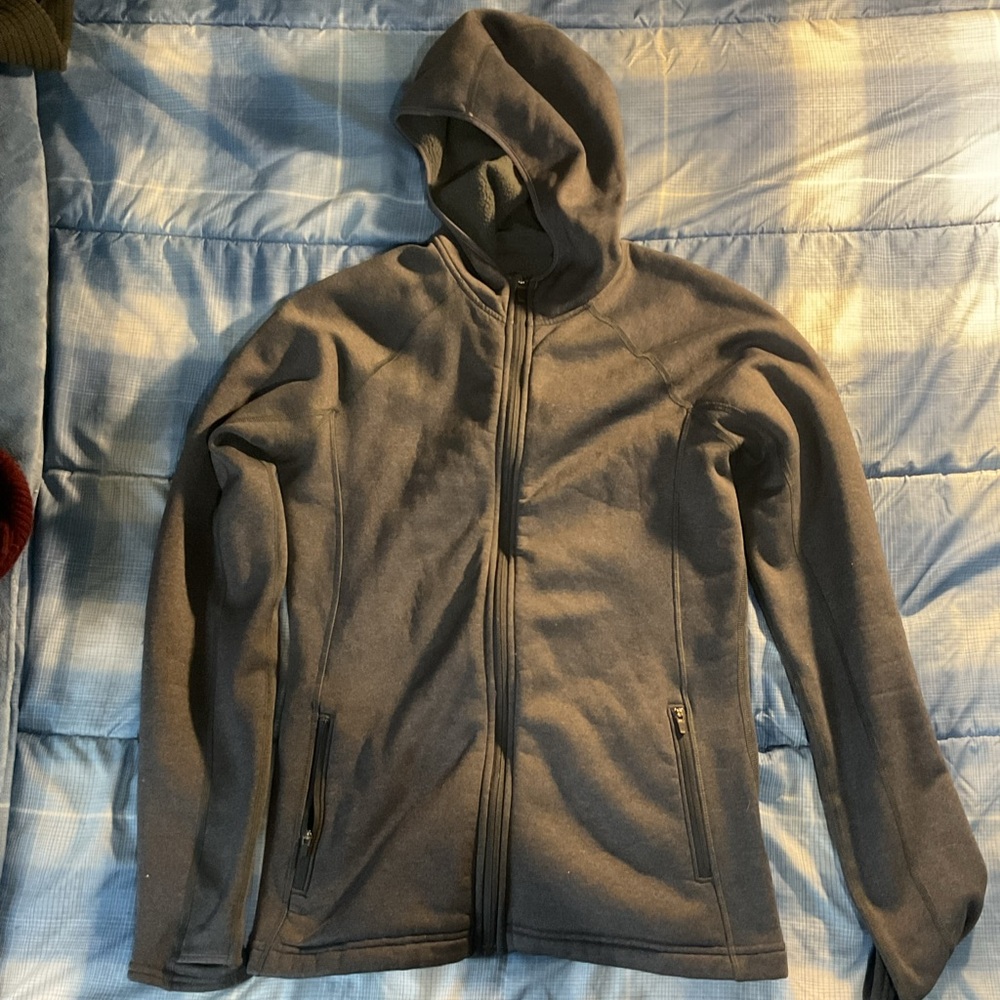 Men's Gray Hooded Jacket
